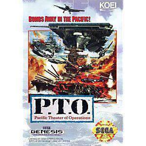 Pto Pacific Theaters of Operations - Genesis Game | Retrolio Games