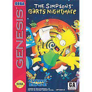 Simpsons Bart's Nightmare - Genesis Game | Retrolio Games