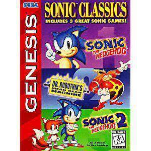 Sonic Classics 3 In 1 - Genesis Game | Retrolio Games