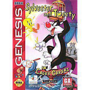 Sylvester and Tweety in Cagey Capers - Genesis Game | Retrolio Games