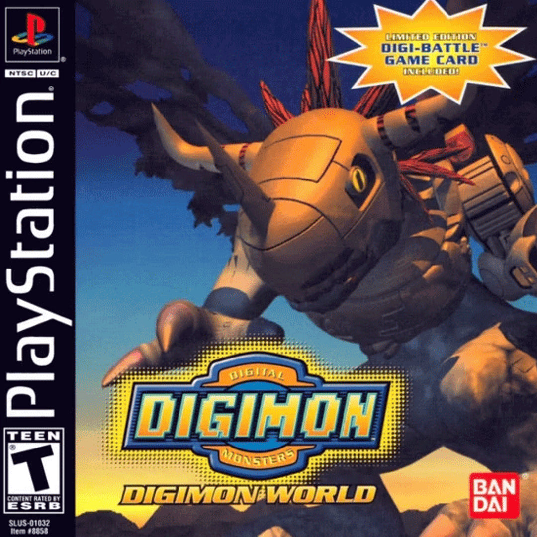 Digimon World - PS1 Game