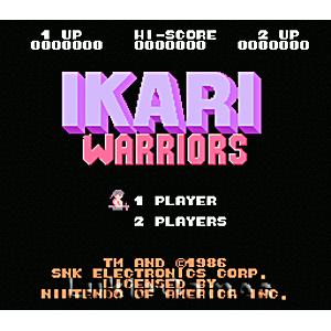 Ikari Warriors - NES Game | Retrolio Games