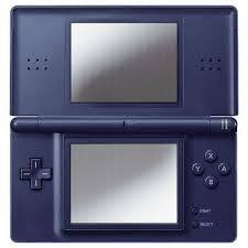 Console Nintendo DS Lite : Super Mario 64 DS, New Super Mario Bros - Navy (Retro Fam)