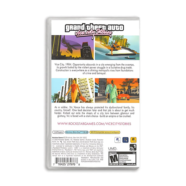 Grand Theft Auto Vice City Stories – PSP Game Complete in Box (Retro Fam) - Image 2
