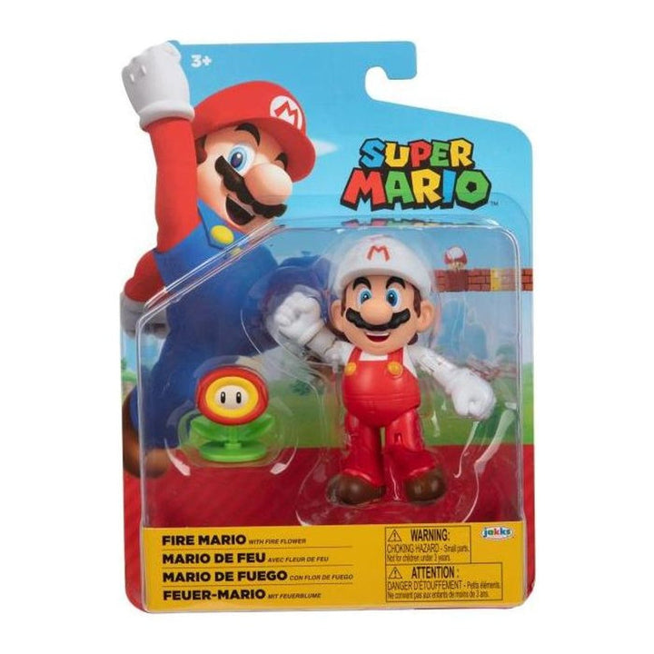 World of Nintendo: 4" Figures Wave 25 - Fire Mario (Retro Fam)