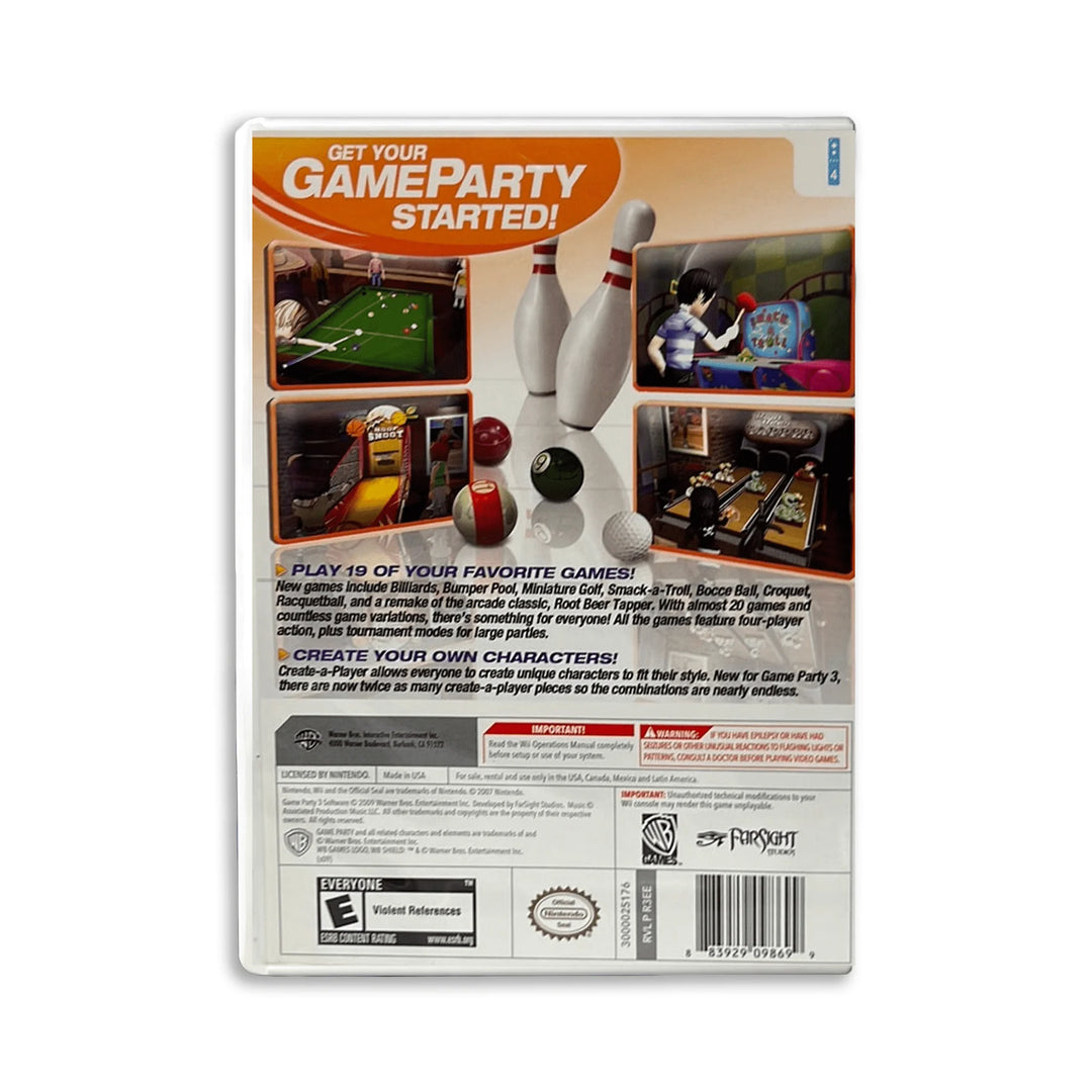 Game Party 3 - Wii Game