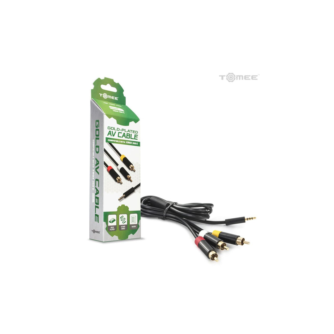 Cable AV chapado en oro para Xbox 360 E (Retro Fam)
