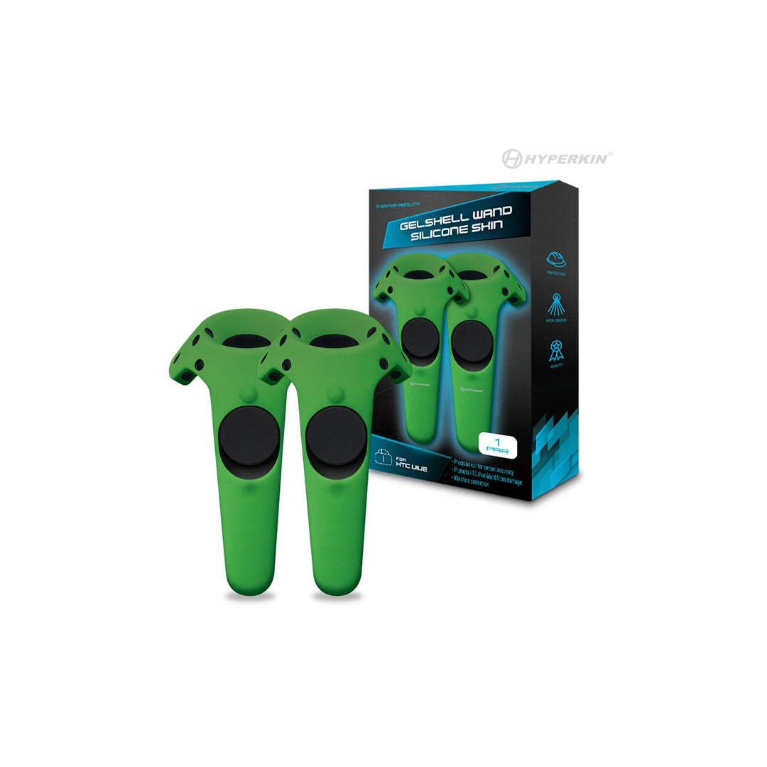 Protection en silicone GelShell pour manette HTC Vive - Verte (Retro Fam)