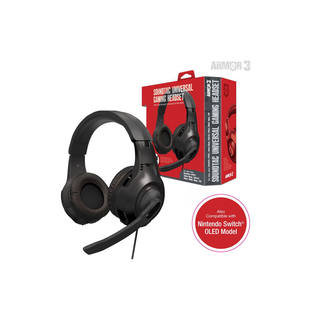 Casque de jeu universel SoundTac - Noir (Retro Fam)