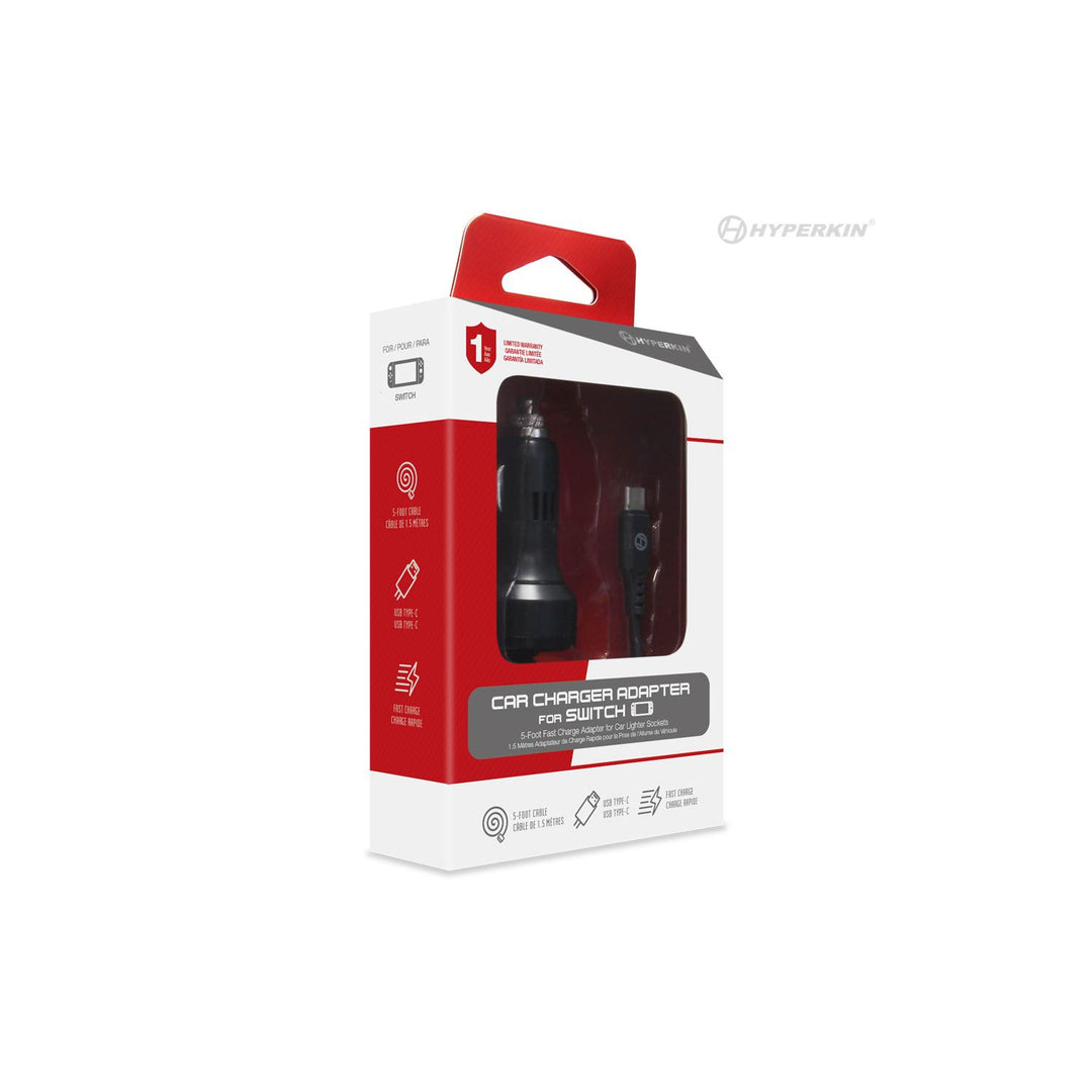 Adaptador de cargador de coche para Nintendo Switch (Retro Fam)