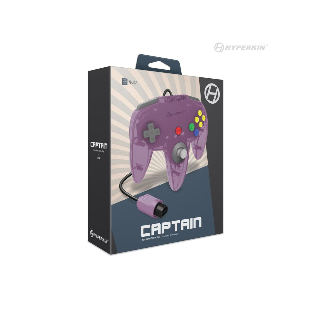 Captain N64 Premium Controller (Retro Fam)