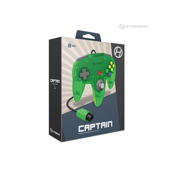 Captain N64 Premium Controller (Retro Fam)