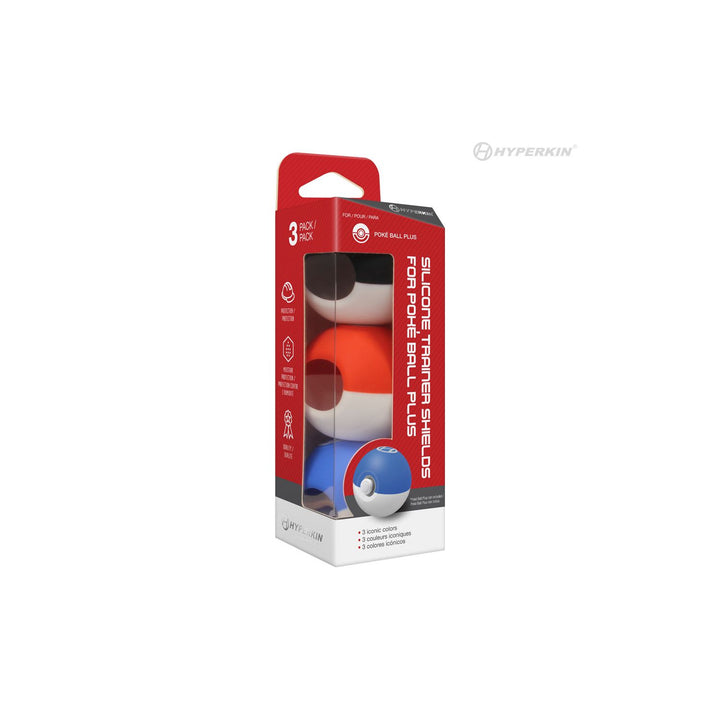 Lot de 3 protège-tibias en silicone (Retro Fam)