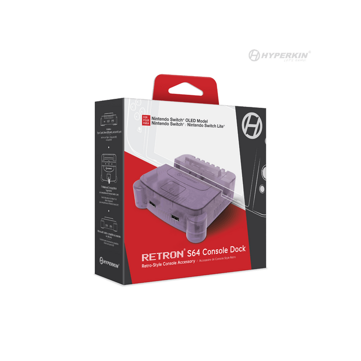 RetroN S64 Console Dock Nintendo Switch/ Nintendo Switch Lite (Retro Fam)