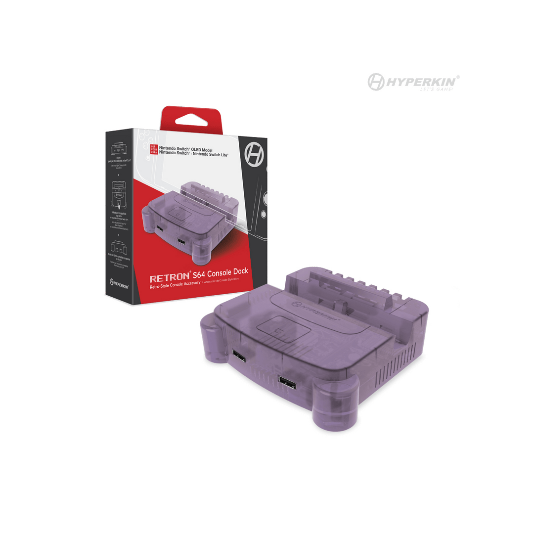 RetroN S64 Console Dock Nintendo Switch/ Nintendo Switch Lite (Retro Fam)