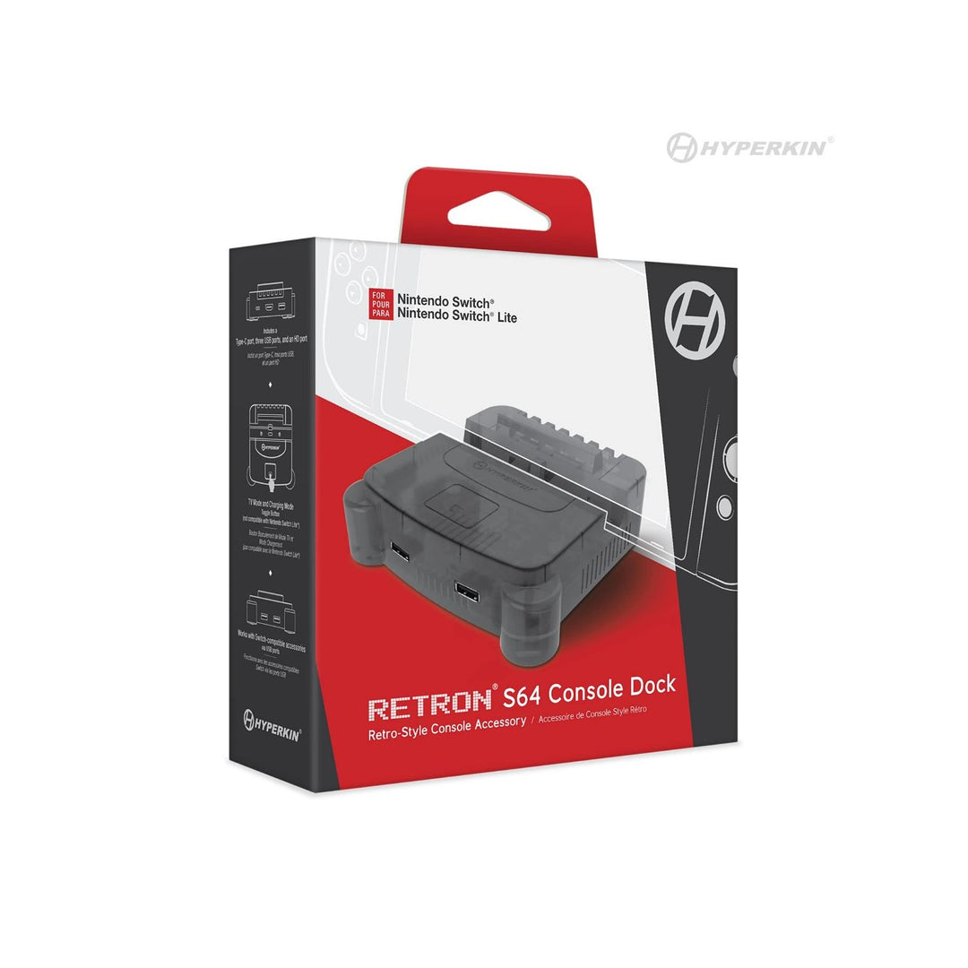 RetroN S64 Console Dock Nintendo Switch/ Nintendo Switch Lite (Retro Fam)