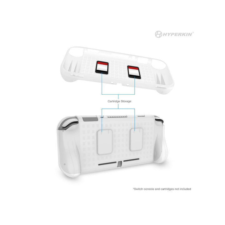 Étui de protection blanc pour Nintendo Switch Lite (Retro Fam)