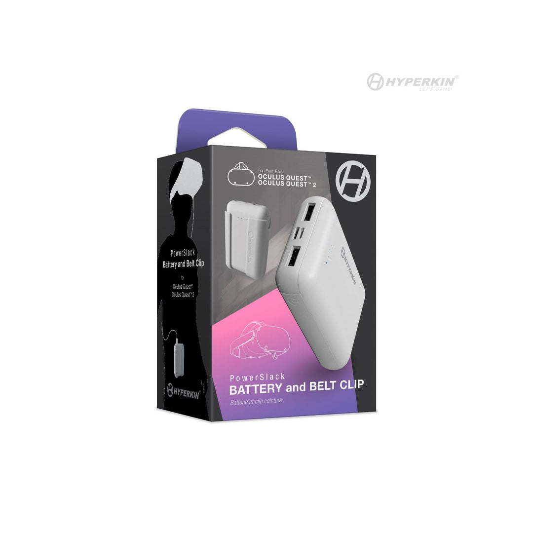 PowerSlack Battery, Belt Clip For Oculus Quest/Oculus Quest 2 (Retro Fam)