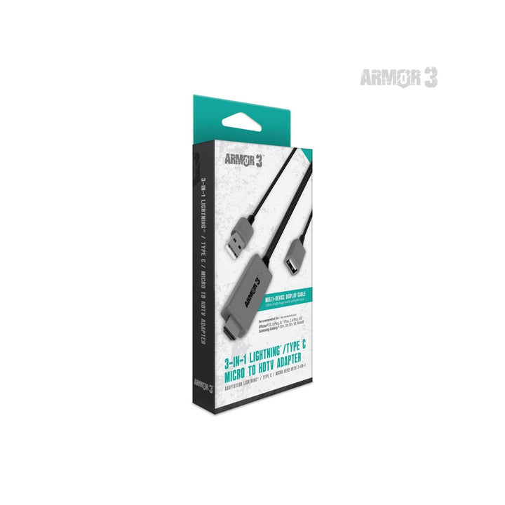 3-in-1 Lightning HDTV Adapter (Retro Fam)