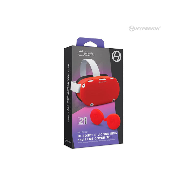 GelShell Headset Silicone Skin & Lens Cover Set for Oculus Quest™ 2 (Retro Fam)