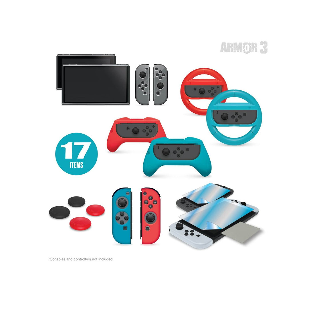 Kit de fiesta para Nintendo Switch/Switch OLED (Retro Fam)