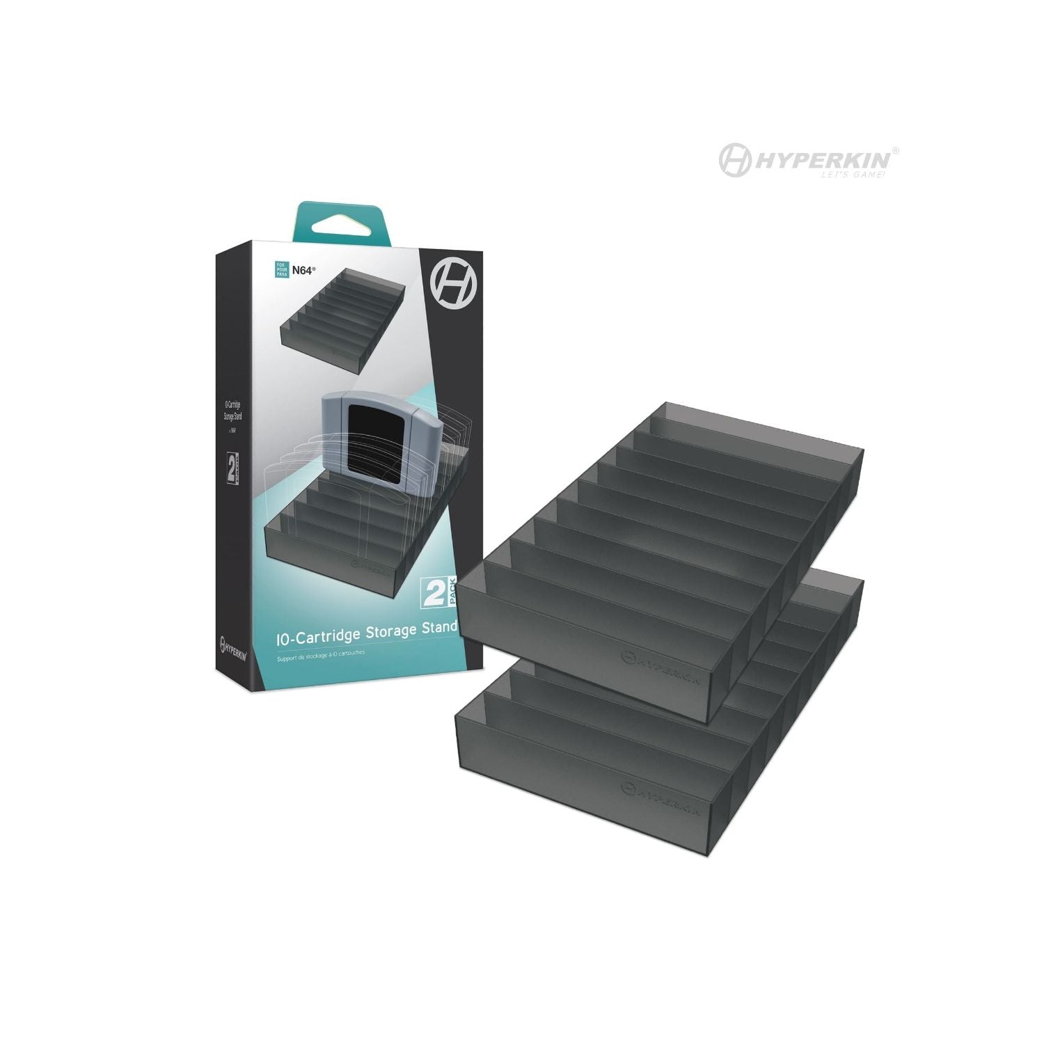 10-Cartridge Storage Stand (2 Pack) (Retro Fam) - RetroFam