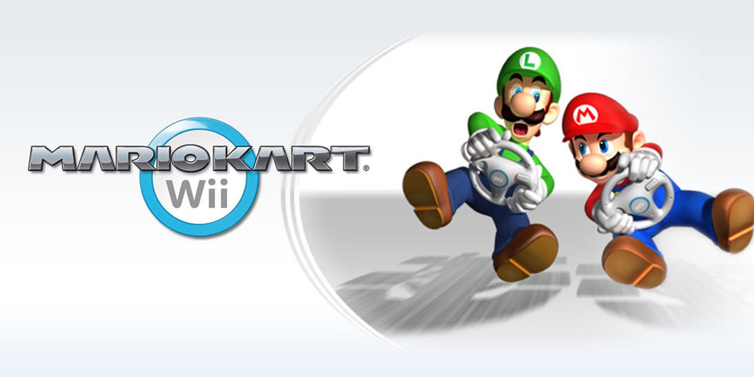 Wii Console: Mario Kart With Wheel