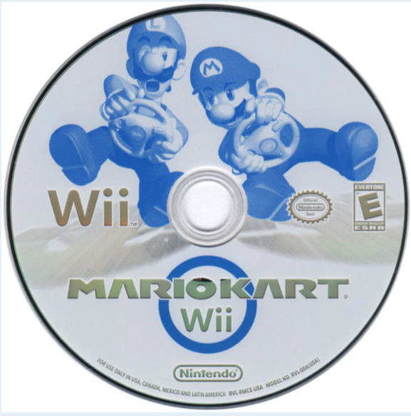 Wii Console: Mario Kart With Wheel