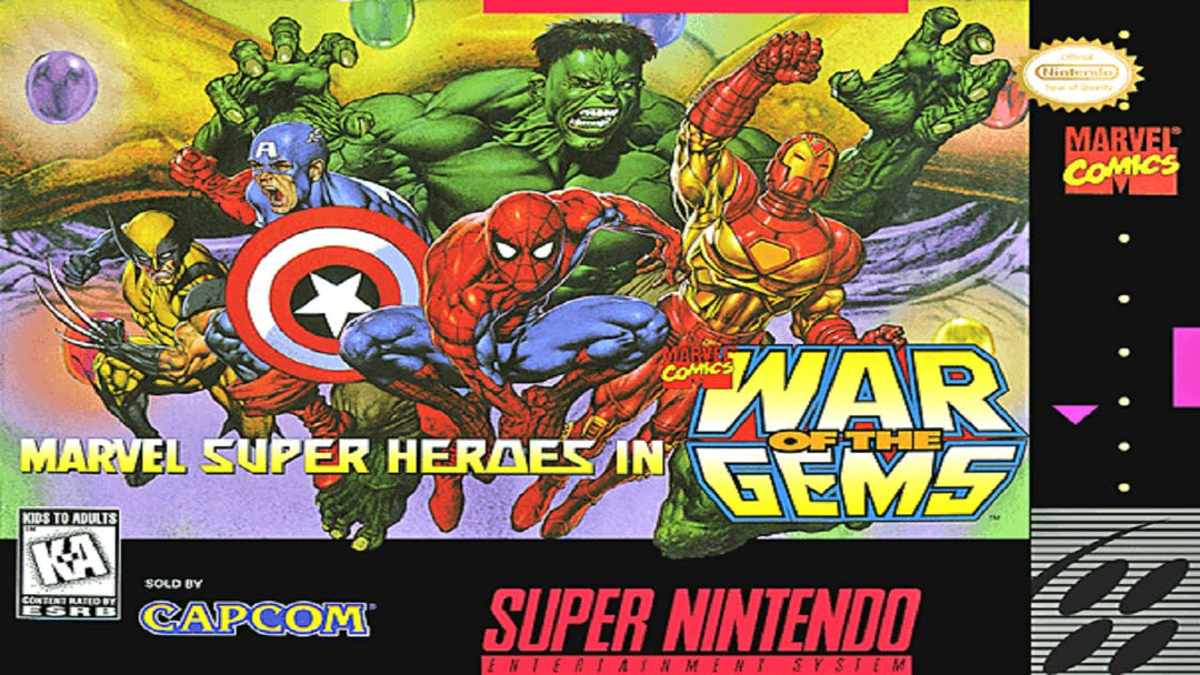Marvel Super Heroes : La Guerre des Gemmes – Jeu SNES (Retro Fam)