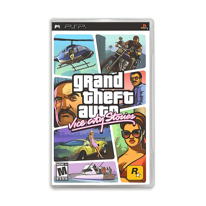 Grand Theft Auto Vice City Stories – PSP Game Complete in Box (Retro Fam)