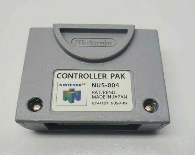 Nintendo 64 N64 Memory Card Controller Pak Official OEM (Retro Fam)