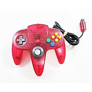 Manette rouge pastèque pour Nintendo 64 (Retro Fam)