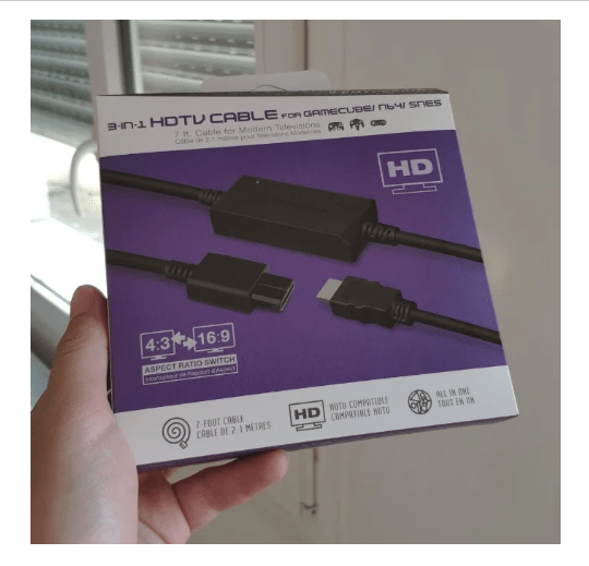 3-IN-1 HDTV Cable for Gamecube / SNES / N64 (Retro Fam)