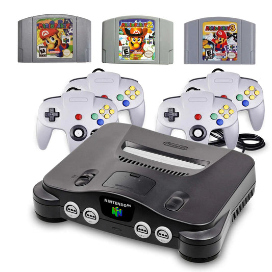 Nintendo 64 Console: Mario Party Bundle - Retro Fam