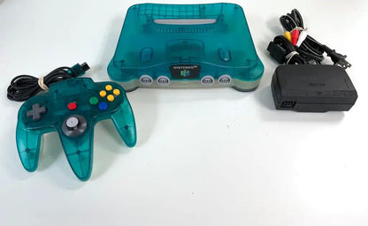 Nintendo 64 N64 Ice Blue Console - Retro Fam