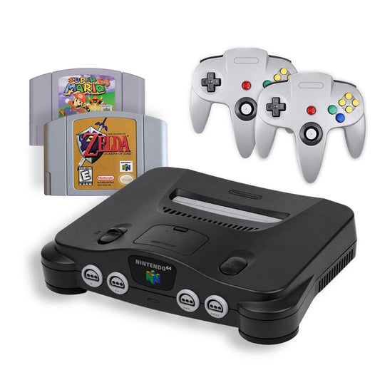 Nintendo N64 Console – Zelda Ocarnia + Super Mario 64 Bundle - Retro Fam