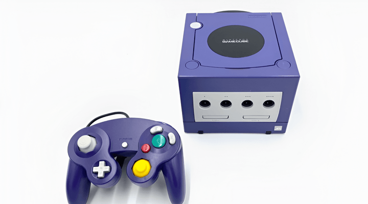 Nintendo Gamecube Console: Super Smash Bros Melee & Mario Kart Double Dash (Retro Fam)