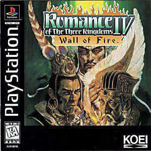 Romance of the Three Kingdoms IV Wall of Fire - PS1 Game | Retrolio Games