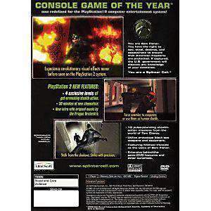 Splinter Cell - PS2 Game (Retro Fam) - Image 2