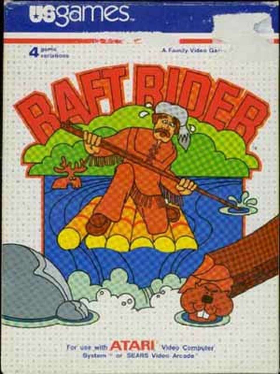 RAFT RIDER - ATARI 2600 GAME - Atari 2600 Game | Retrolio Games