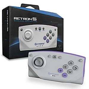 Nuevo mando inalámbrico Bluetooth RetroN 5 Hyperkin (gris) (Retro Fam)