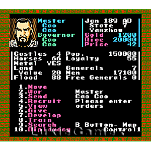 Romance of the Three Kingdoms - NES Game | Retrolio Games