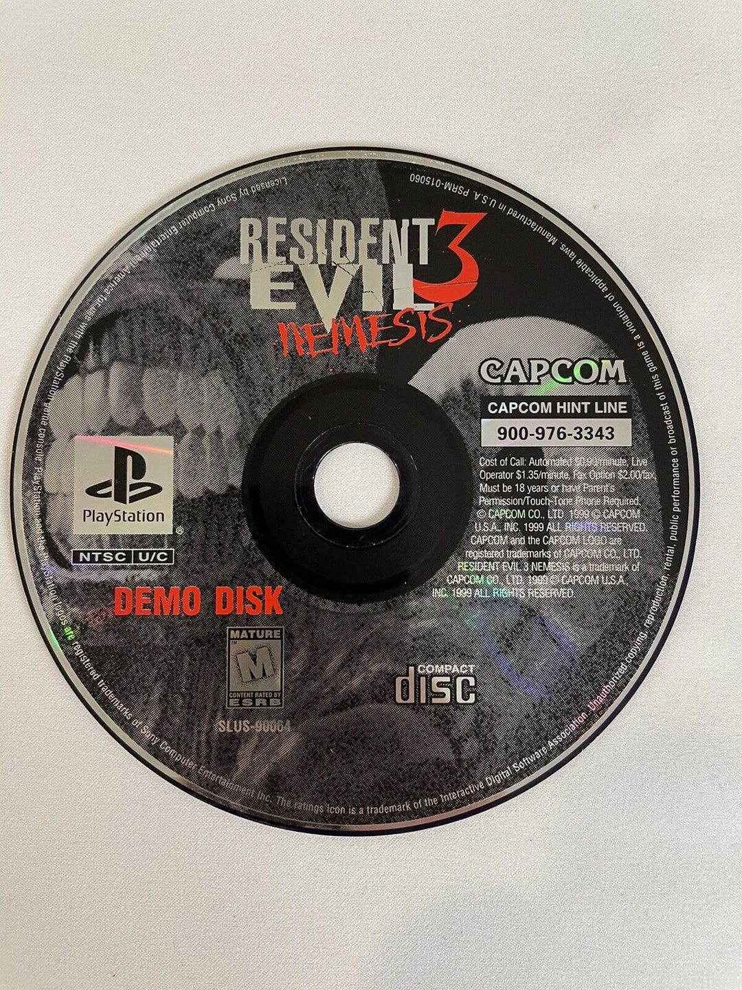 Resident Evil 3 Nemesis - PS1 Game (Retro Fam)