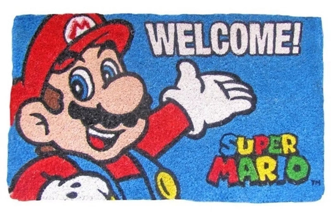 Door Mat: Nintendo - Super Mario Welcome (Retro Fam)