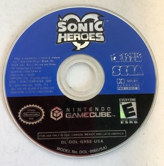 Sonic Heroes - Gamecube Game (Retro Fam)