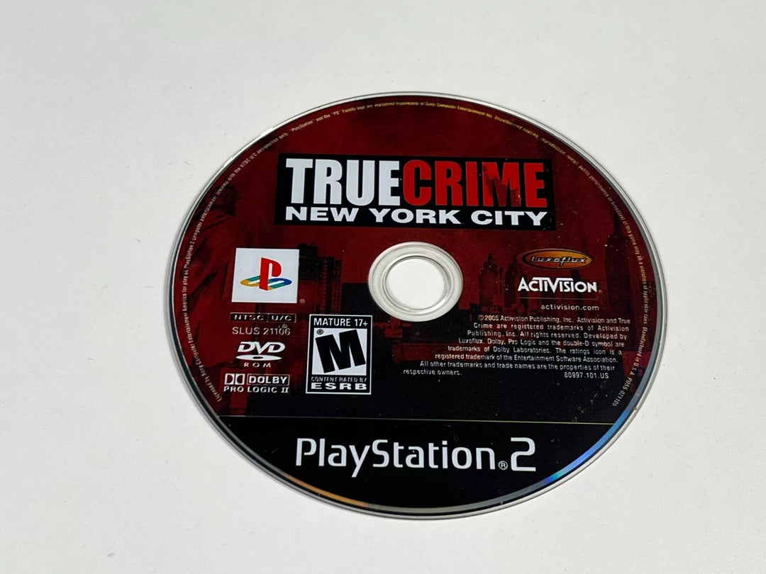 True Crime New York City - PS2 Game (Retro Fam)