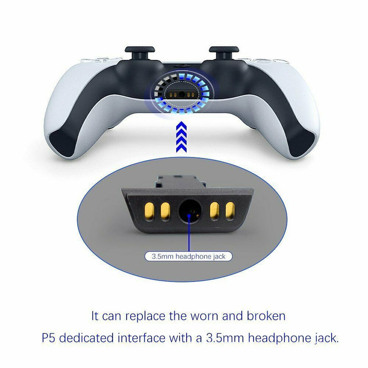 Headphone Jack Port PS5 Controller 3rd Party (Retro Fam)