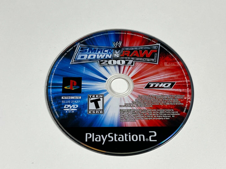 WWE Smackdown vs. Raw 2007 - PS2 Game (Retro Fam)