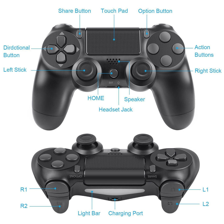 Mando DualShock para PlayStation 4 de terceros (Retro Fam)