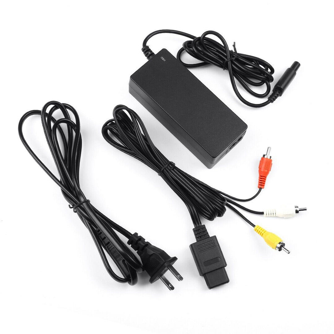 Nintendo Gamecube Power Supply & AV Cables